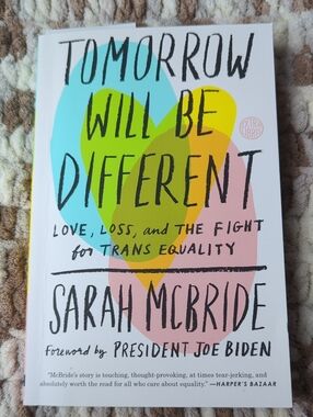 Crown Paperback  Tomorrow Will Ne Different, transgender novel